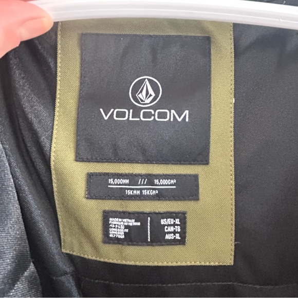 Women's Olive Green Volcom Snowboard Jacket - Picture 3 of 10